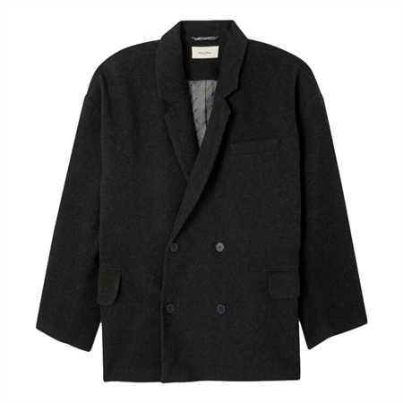 American Vintage VYENNA Unisex Blazer Charcoal Melange